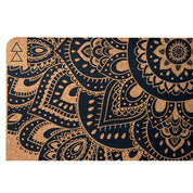 Yoga Design Lab Cork Yoga Mat 3.5mm Mandala Black