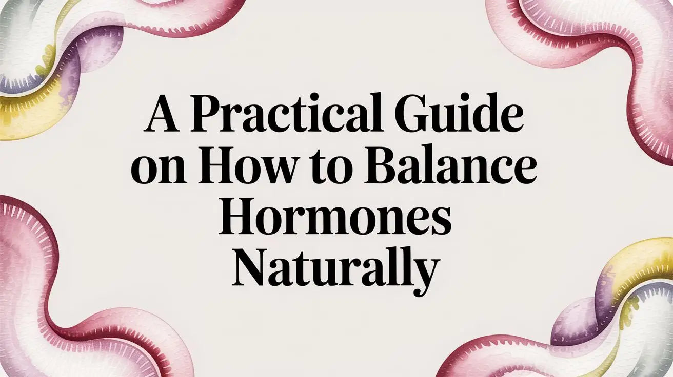 A Practical Guide on How to Balance Hormones Naturally