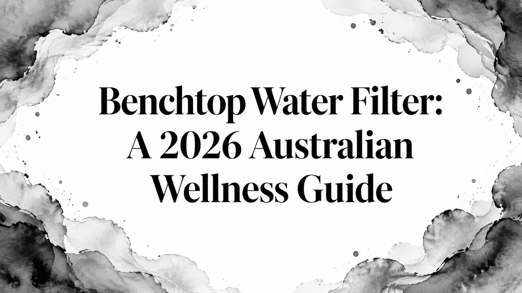 Benchtop Water Filter: A 2026 Australian Wellness Guide