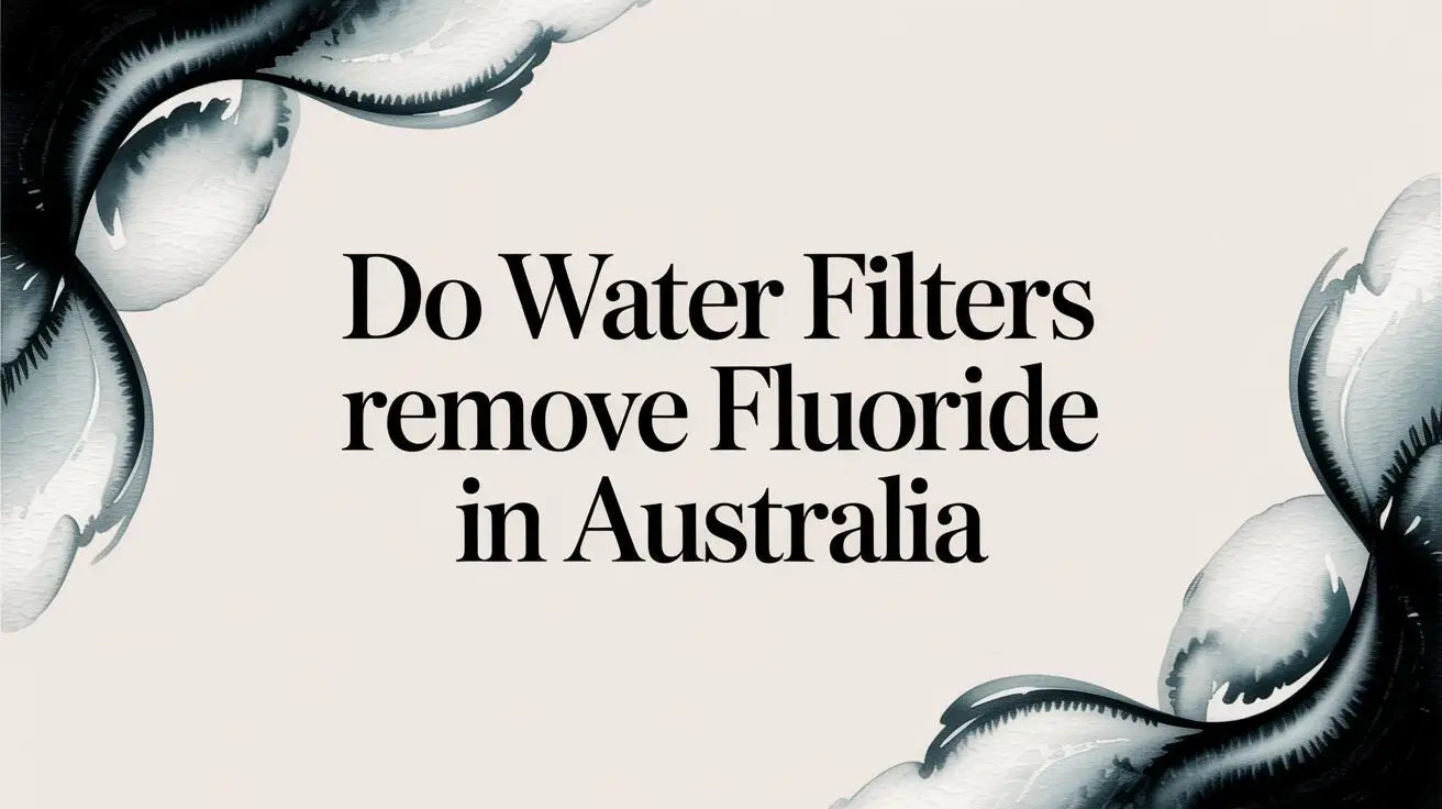 Do Water Filters Remove Fluoride in Australia