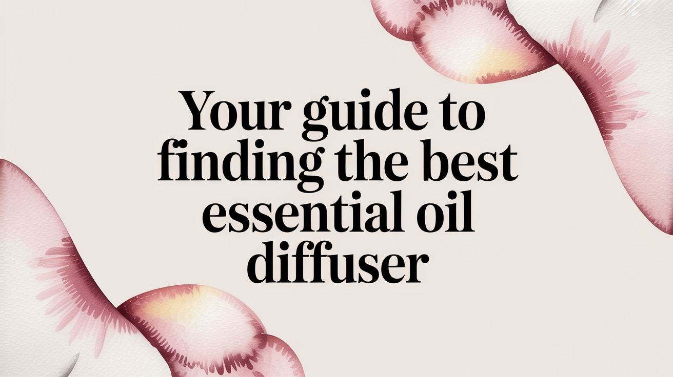 Your Guide to Finding the Best Essential Oil Diffuser