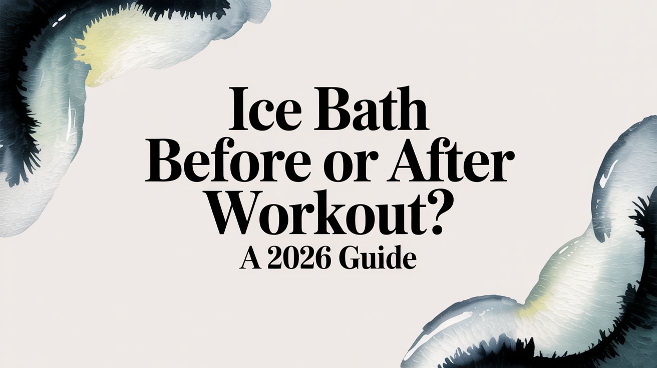 Ice Bath Before or After Workout? A 2026 Guide