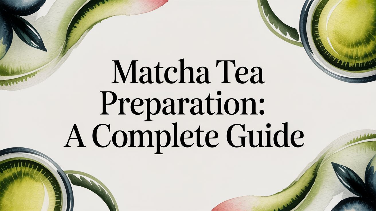 Matcha Tea Preparation: A Complete Guide
