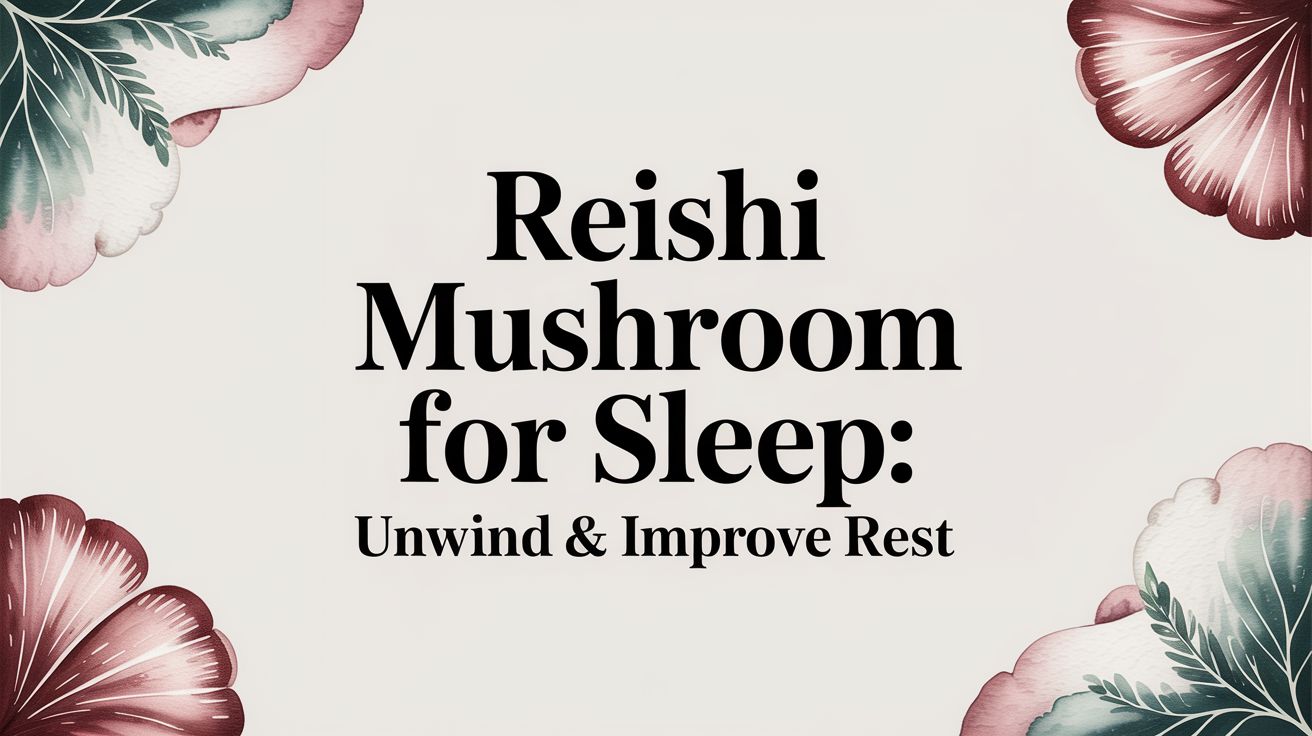 Reishi Mushroom for Sleep: Unwind & Improve Rest