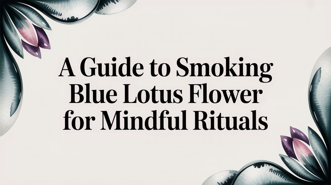 A Guide to Smoking Blue Lotus Flower for Mindful Rituals