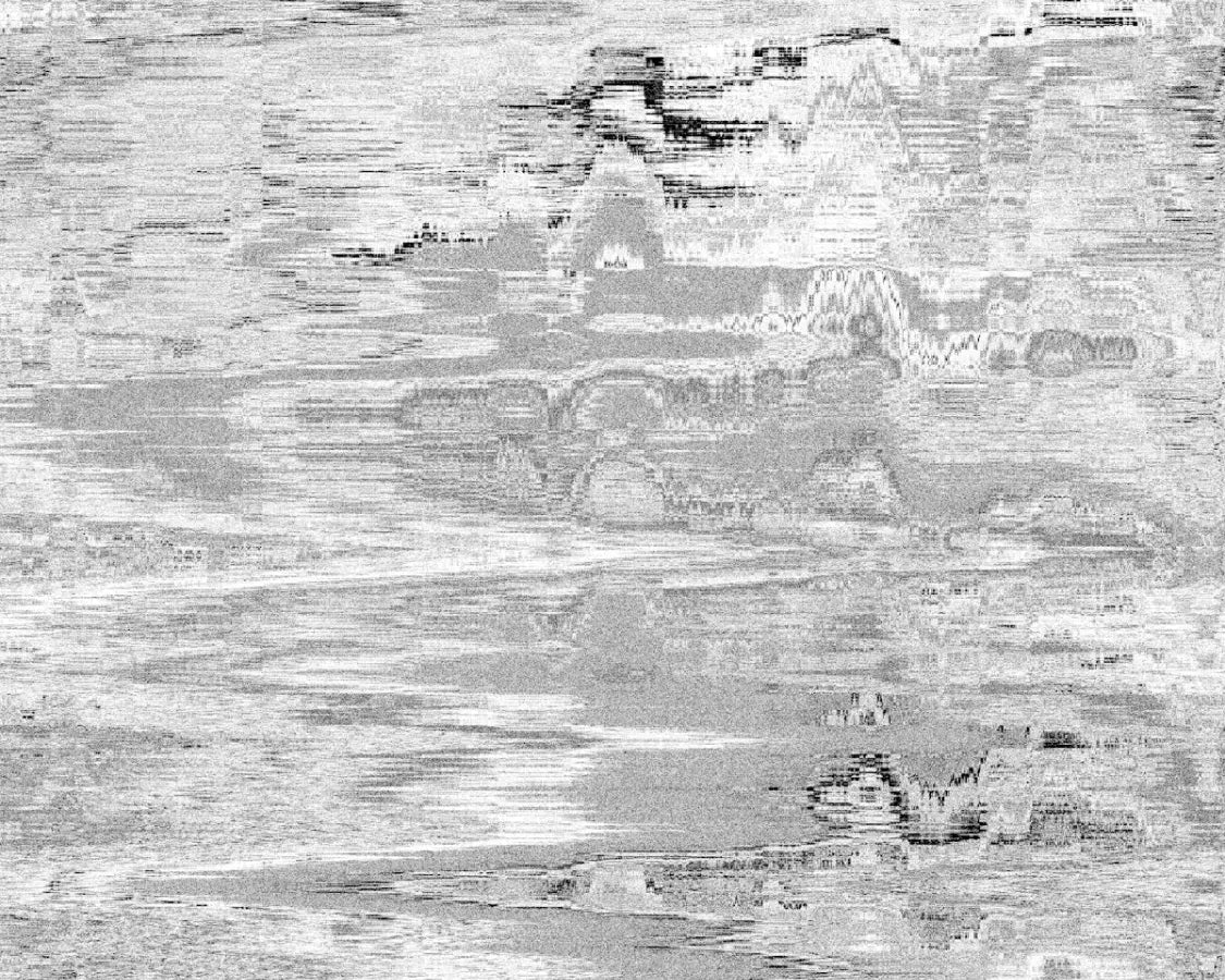 Abstract grayscale texture with horizontal lines and waves