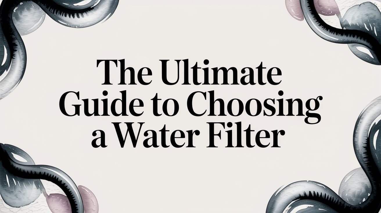 The Ultimate Guide to Choosing a Water Water filter