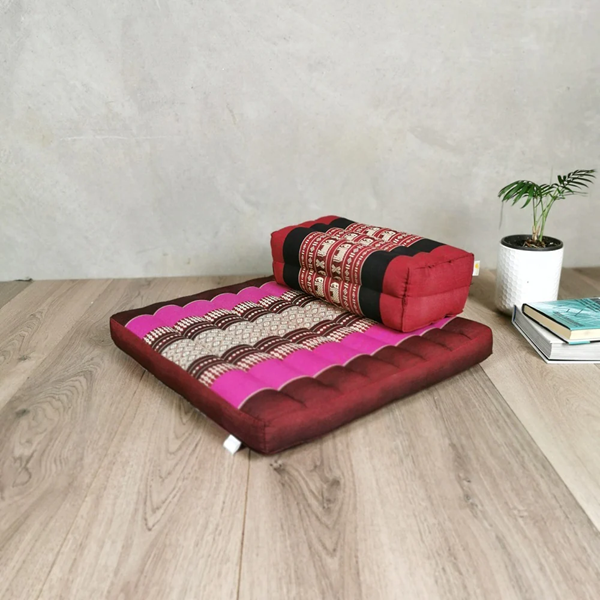 zafu and zabuton meditation cushion combination