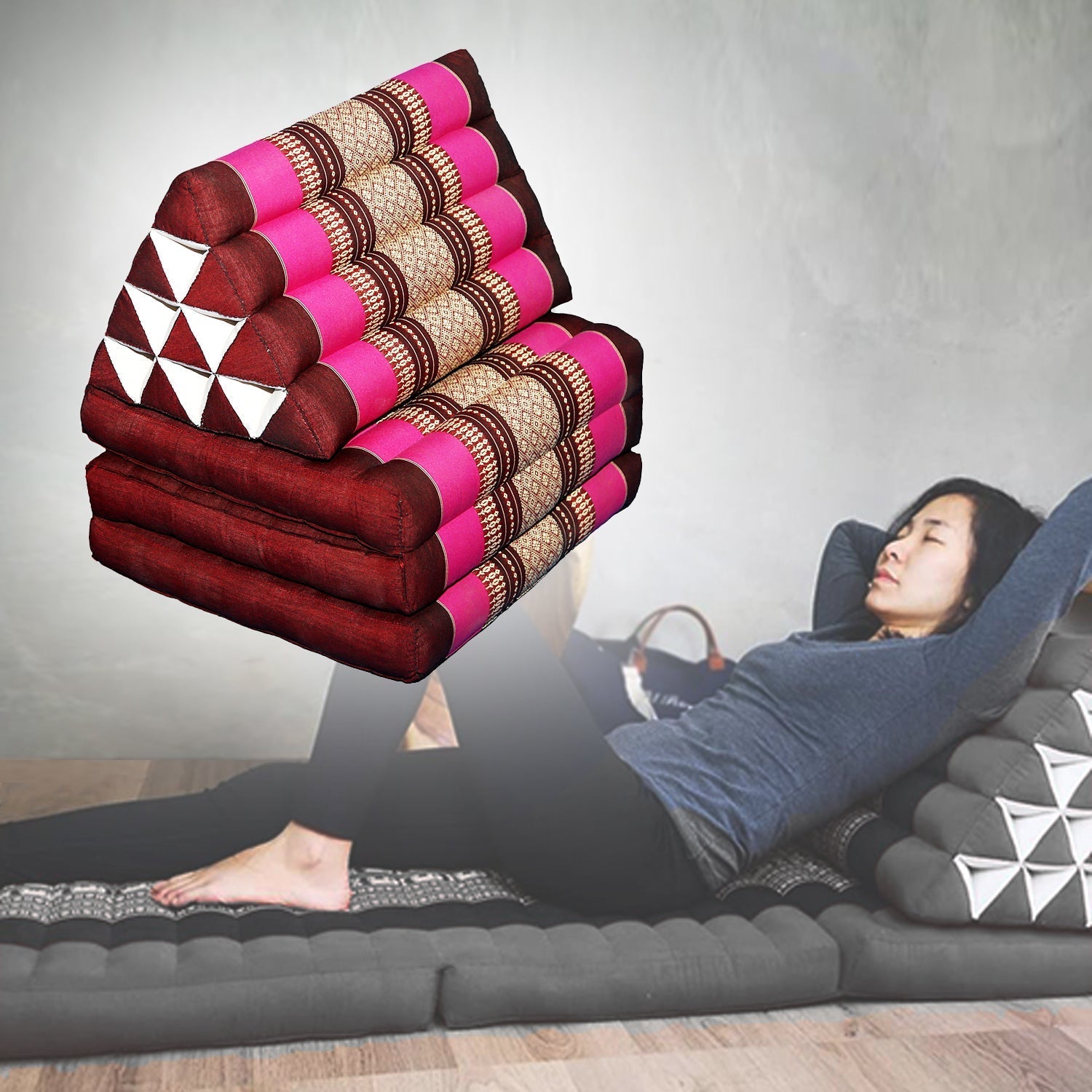 foldable meditation cushions