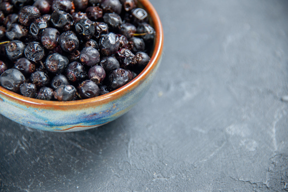 acai berries in bowl