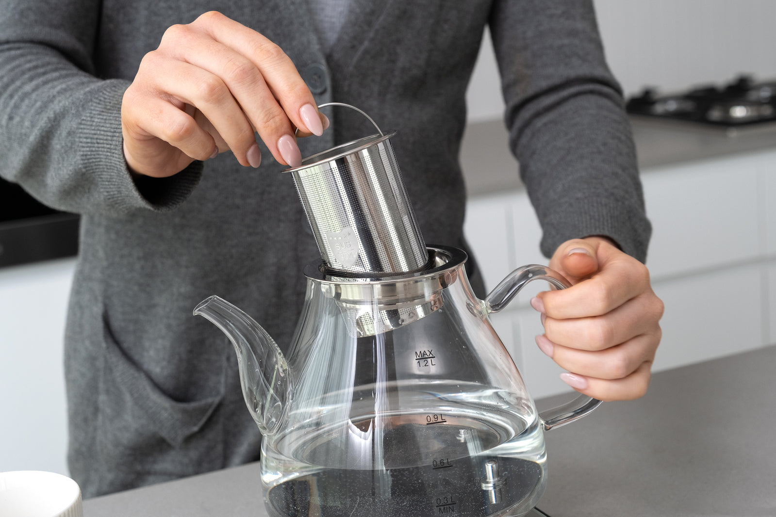 1.2L Digital Glass Kettle w/ Electric Tea Pot & Infuser 800W - Appliances > Kitchen Appliances > Kettles