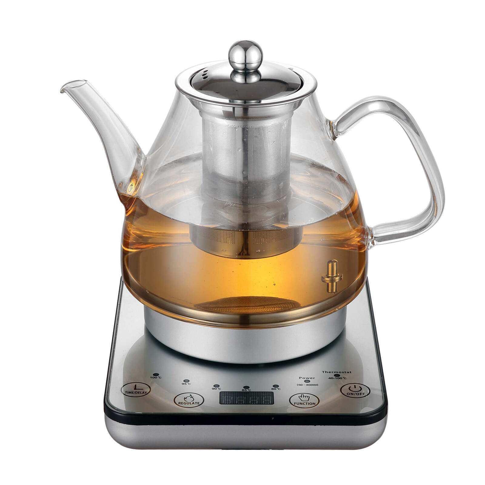 1.2L Digital Glass Kettle w/ Electric Tea Pot & Infuser 800W - Appliances > Kitchen Appliances > Kettles