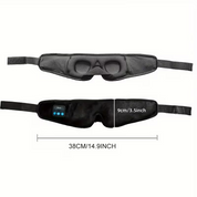 1 3D wireless sleep mask with 5.2BT headphones, the best sleep mask, Type-C charging cable built-in, wireless music eye mask, suitable for both men and women, wireless sleep mask, sleep eye mask, travel sleep aid, portable sleep solution, soft ear pads, l