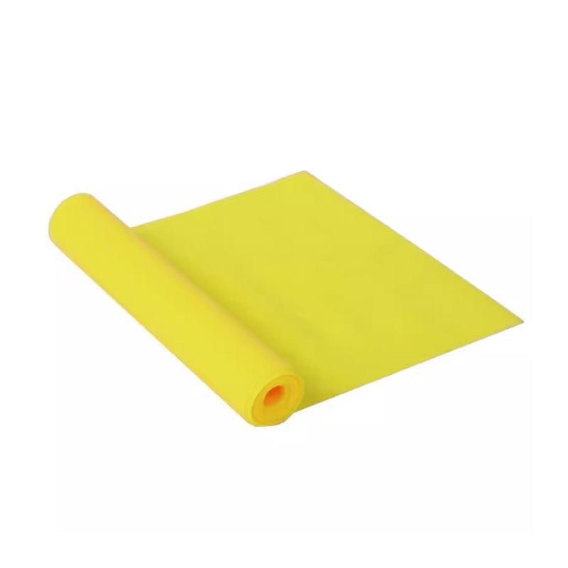 1.5m Elastic Premium Yoga Stretch Resistance Bands Exercise Fitness Band Theraband - Yellow