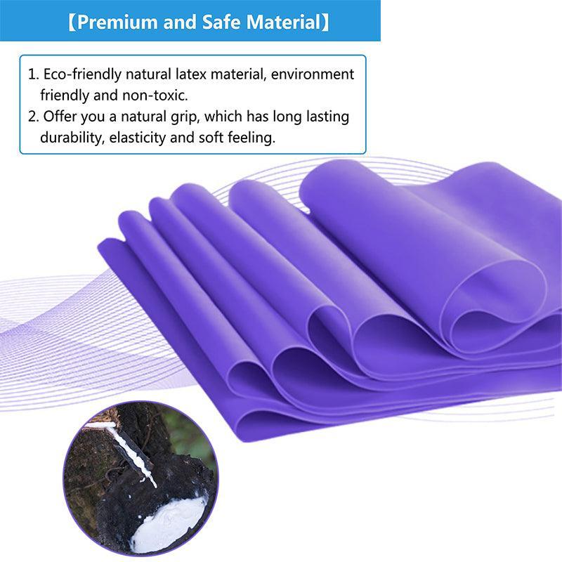 1.5m Elastic Premium Yoga Stretch Resistance Bands Exercise Fitness Band Theraband - Blue