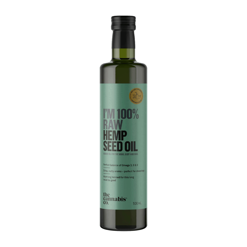 100% Raw Organic Hemp Seed Oil | 500ml - Health & Beauty > Massage & Relaxation > Massage Oils