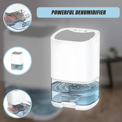 1000ML Mini Dehumidifier Portable Air Dryer Office Moisture Absorber Machine - Appliances > Aroma Diffusers &