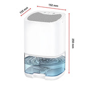 1000ML Mini Dehumidifier Portable Air Dryer Office Moisture Absorber Machine - Appliances > Aroma Diffusers &
