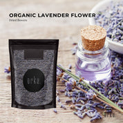 100g Organic Lavender Flower - Dried Fragrant Lavendula Angustifolia - Food & Beverage > Pantry > Teas & Accessories