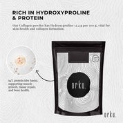 100g Collagen Powder - Bovine Hydrolysate Protein Peptide Supplement Unflavoured - Health & Beauty > Nutrition &