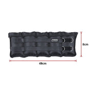 10kg Adjustable Ankle/Wrist Weight Straps - Sports & Fitness > Exercise Gym & Fitness > Free Weights