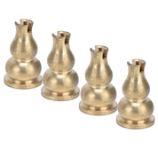 10pcs Incense Burner Gourd Shaped Brass Incense Holder for Home Office Teahouse Living Room Yoga