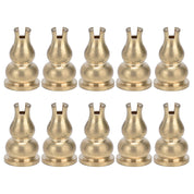 10pcs Incense Burner Gourd Shaped Brass Incense Holder for Home Office Teahouse Living Room Yoga