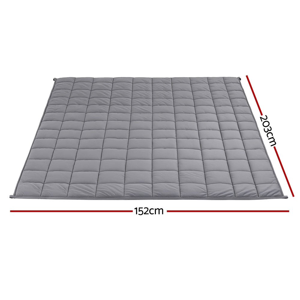 11KG Weighted Blanket Adults Kid Anti Anxiety Gravity Blankets Sherpa Fleece