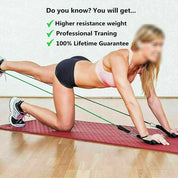 11Pcs/Set Pull Rope Belt Elastic Home Gym Fitness Exercise Resistance Band - Sports & Fitness > Exercise Gym & Fitness