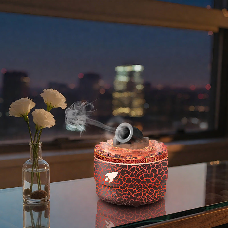 176 Black Simulation Turret Premium Diffuser & Humidifier - Smart Time ...