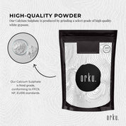 1Kg Calcium Sulphate Gypsum Powder - Food Grade Hydrous Sulfate - Commercial > Commercial Others > Distilling & Brewing