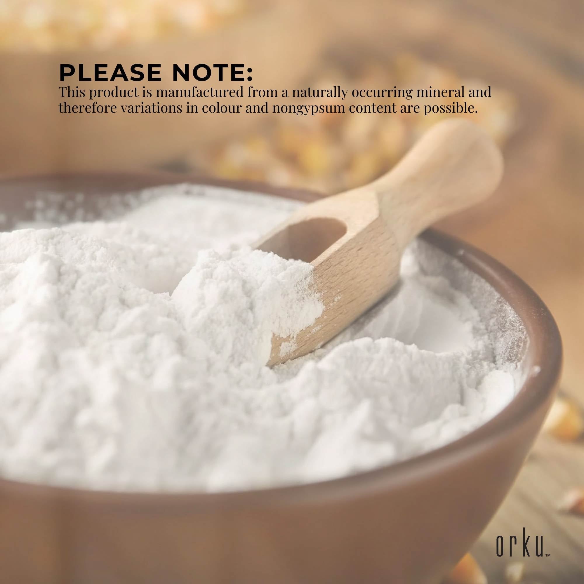 1Kg Calcium Sulphate Gypsum Powder - Food Grade Hydrous Sulfate - Commercial > Commercial Others > Distilling & Brewing