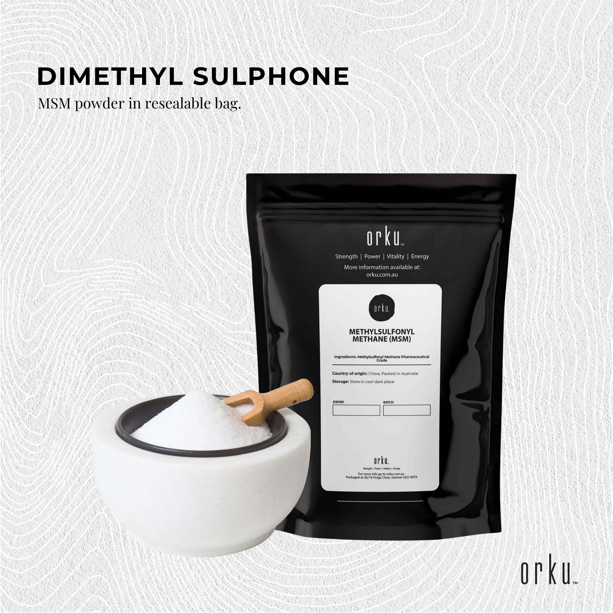 1Kg MSM Powder or Crystals Tub - 99% Pure Methylsulfonylmethane Dimethyl Sulfone - Health & Beauty > Nutrition &