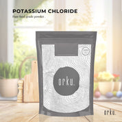 1Kg Potassium Chloride Powder - Pure E508 Food Grade Salt Substitute Replacer - Health & Beauty > Nutrition &