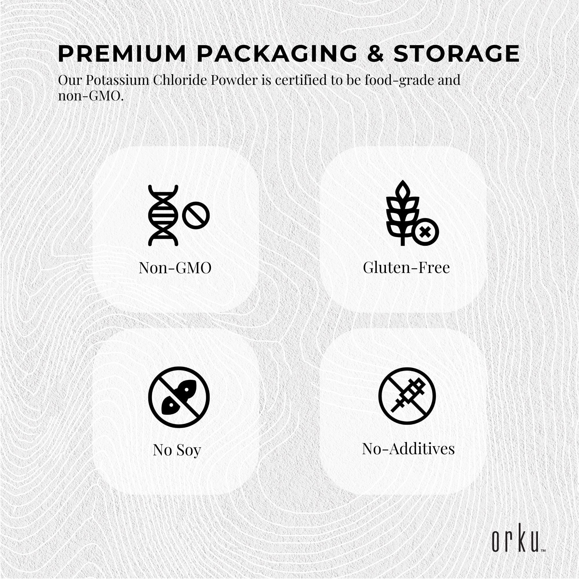 1Kg Potassium Chloride Powder - Pure E508 Food Grade Salt Substitute Replacer - Health & Beauty > Nutrition &