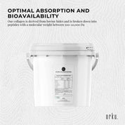 2.5Kg Collagen Powder Bucket - Bovine Protein Peptide Supplement Unflavoured - Health & Beauty > Nutrition &