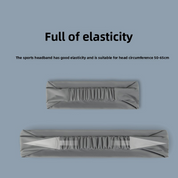 2 Pcs Cooling Sports Headband Moisture Wicking Sweatband for Running Gym & Yoga Non Slip Stretchy Hair Band Black & Green