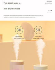 2-Piece Grey Mini Desktop Ultrasonic Wellness Humidifier - Portable Mist Maker for Home and Car Use