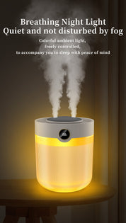 2000ML Large Capacity Ultrasonic Wellness Humidifier with LED Display - Silent Cool Mist Air Ultrasonic Wellness Humidifier for Home and Office