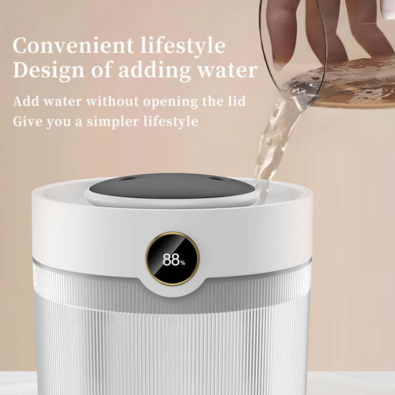 2000ML Large Capacity Ultrasonic Wellness Humidifier with LED Display - Silent Cool Mist Air Ultrasonic Wellness Humidifier for Home and Office
