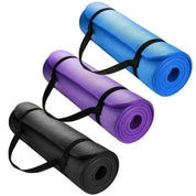20MM Thick Premium Yoga Mat Pad NBR Nonslip Exercise Fitness Pilate Gym Durable - Purple
