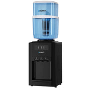22L Devanti Premium Water Cooler Dispenser Bench Top 3 Taps Chiller Filter Purifier Three Taps Black