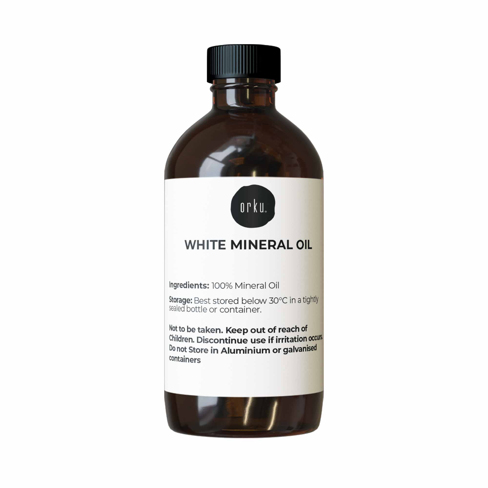 250ml White Mineral Oil - Liquid Paraffin Carrier for Essential Oils Skin Hair - Health & Beauty > Skincare > Facial
