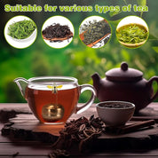2Pcs Stainless Steel Mesh Tea Infuser, 2.1 inch Tea Infuser Ball with Cute Honey Bee Pendant,Tea Strainer Tea Diffuser Tea Steeper for Filtering Tea,Tea Infusers for Loose Tea