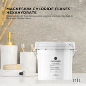 3.8Kg Magnesium Chloride Flakes Hexahydrate Tub - Organic USP Food Grade Salt - Health & Beauty > Bath & Body > Bath