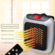 3-Second Heat Wall-Mounted Heater! Safe, Silent, Winter's "Little Sun"(GREY)
