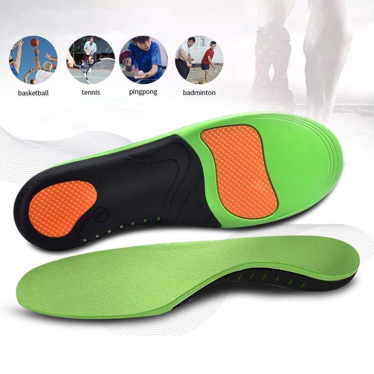 4 SizesOrthotic Insoles Arch Support for Flat Feet High Arches Plantar Fasciitis - M