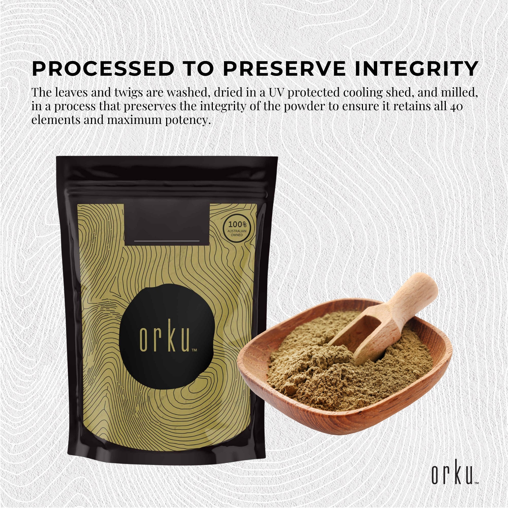 400g Gumby Gumby Pure Powder - Gumbi Aboriginal Plant Pittosporum Angustifolum - Health & Beauty > Nutrition &