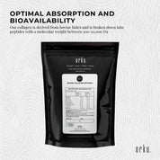 400g Collagen Powder - Bovine Hydrolysate Protein Peptide Supplement Unflavoured - Health & Beauty > Nutrition &