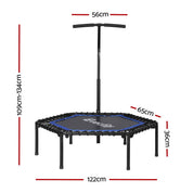 48inch Everfit Trampoline Fitness Trampoline Rebounder